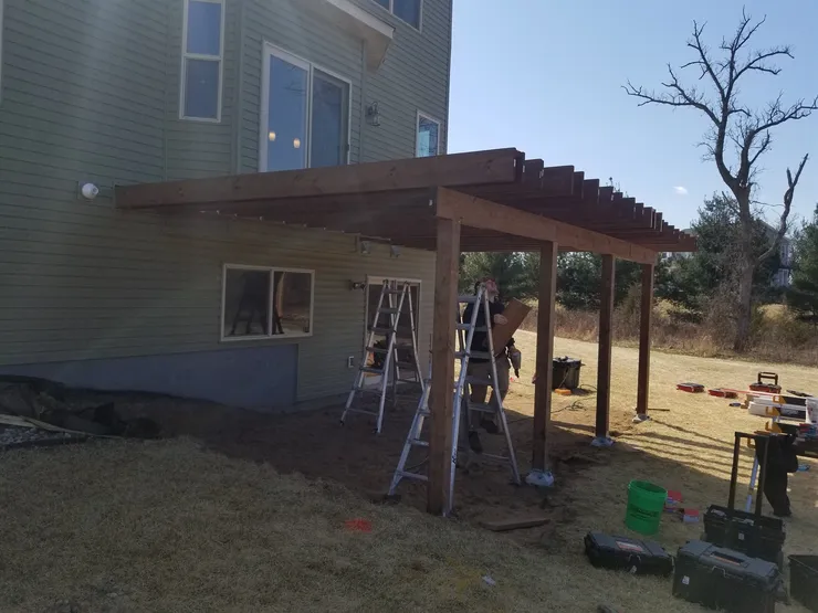 Big Lake 2020 Deckorators Mesa deck project - Foremost Construction