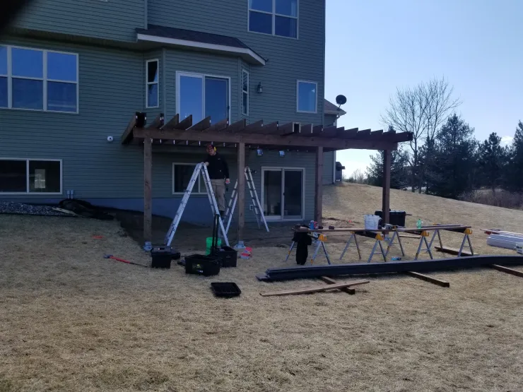 Big Lake 2020 Deckorators Mesa deck project - Foremost Construction